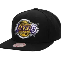 Embroidery Glitch Snapback Los Angeles Lakers