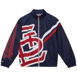 Exploded Logo Warm Up Jacket St. Louis Cardinals