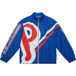 Exploded Logo Warm Up Jacket Philadelphia Phillies