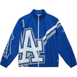 Exploded Logo Warm Up Jacket Los Angeles Dodgers