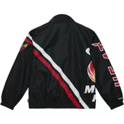 Exploded Logo Warm Up Jacket Miami Heat