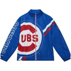 Exploded Logo Warm Up Jacket Chicago Cubs