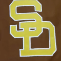 Exploded Logo Warm Up Jacket San Diego Padres