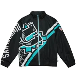 Exploded Logo Warm Up Jacket San Antonio Spurs