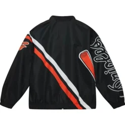 Exploded Logo Warm Up Jacket Baltimore Orioles