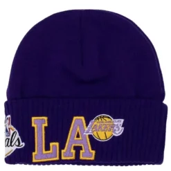 First Letterman Knit Hwc Los Angeles Lakers