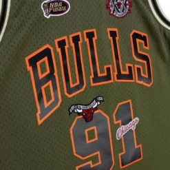 Flight Swingman Dennis Rodman Chicago Bulls 1997-98 Jersey