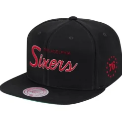 Foundation Script Snapback Hwc Philadelphia 76Ers
