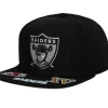Front Face Snapback Oakland Raiders