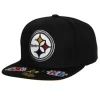 Front Face Snapback Pittsburgh Steelers