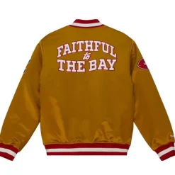 Fttb Heavywieght Satin Jacket San Francisco 49Ers