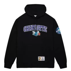 Game Time Fleece Hoodie Vintage Logo Charlotte Hornets