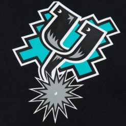 Game Time Fleece Hoodie Vintage Logo San Antonio Spurs