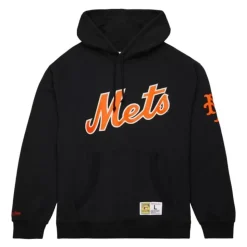 Game Time Fleece Hoodie Vintage Logo New York Mets
