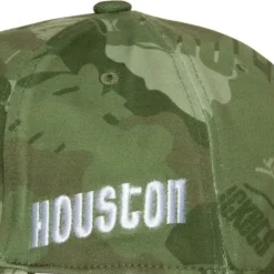 Ghost Camo Stretch Fitted Hwc Houston Rockets