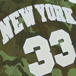 Ghost Green Camo Swingman Patrick Ewing New York Knicks 1991-92 Jersey