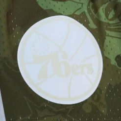 Ghost Green Camo Swingman Philadelphia 76Ers 1996-97 Shorts