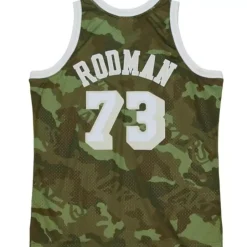 Ghost Green Camo Swingman Dennis Rodman Los Angeles Lakers 1998-99 Jersey