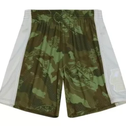 Ghost Green Camo Swingman Utah Jazz 1998-99 Shorts