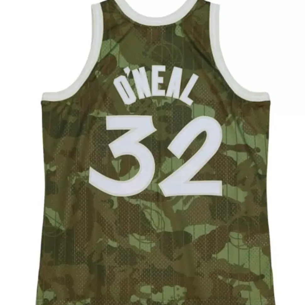 Ghost Green Camo Swingman Shaquille O'Neal Orlando Magic 1984-85 Jersey