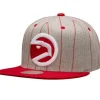 Grey Pin Pop Snapback Hwc Atlanta Hawks