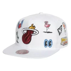 Hand Drawn Snapback Miami Heat