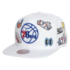 Hand Drawn Snapback Philadelphia 76Ers