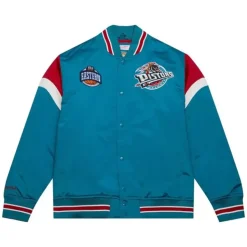 Heavyweight Satin Jacket Detroit Pistons