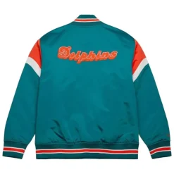 Heavyweight Satin Jacket Miami Dolphins