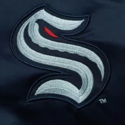 Heavyweight Satin Jacket Seattle Kraken