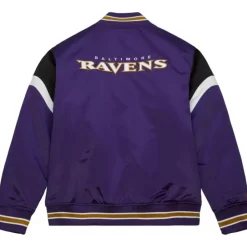 Heavyweight Satin Jacket Baltimore Ravens