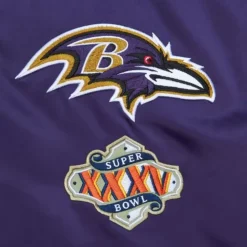 Heavyweight Satin Jacket Baltimore Ravens