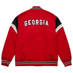 Heavyweight Satin Jacket University Of Georgia