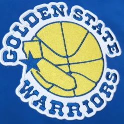 Heavyweight Satin Jacket Golden State Warriors