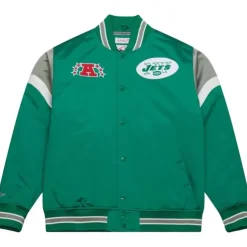 Heavyweight Satin Jacket New York Jets
