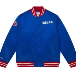Heavyweight Satin Jacket Buffalo Bills