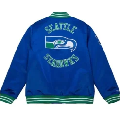 Heavyweight Satin Jacket Seattle Seahawks