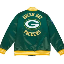 Heavyweight Satin Jacket Green Bay Packers