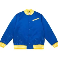 Heavyweight Satin Jacket Golden State Warriors