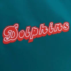 Heavyweight Satin Jacket Miami Dolphins