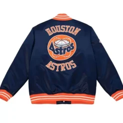 Heavyweight Satin Jacket Houston Astros