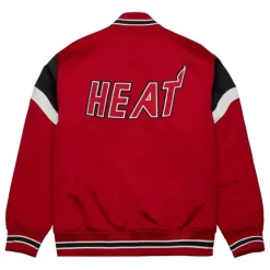 Heavyweight Satin Jacket Miami Heat