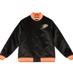 Heavyweight Satin Jacket Update Anaheim Ducks
