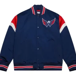 Heavyweight Satin Jacket Washington Capitals