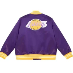 Heavyweight Satin Jacket Los Angeles Lakers