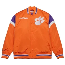Heavyweight Satin Jacket Clemson University