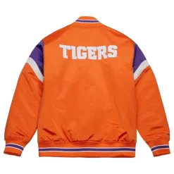 Heavyweight Satin Jacket Clemson University