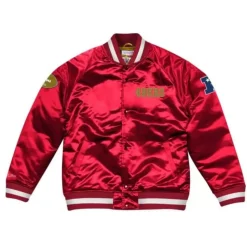 Heavyweight Satin Jacket San Francisco 49Ers