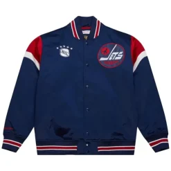 Heavyweight Satin Jacket Winnipeg Jets