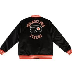 Heavyweight Satin Jacket Philadelphia Flyers